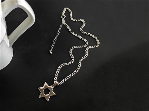 首饰厂家六芒星男士项链 首饰厂家六芒星男士项链