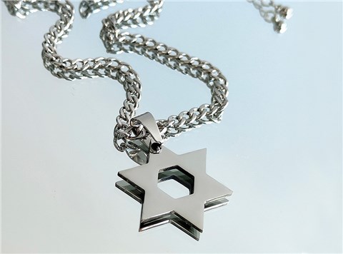 首饰厂家六芒星男士项链 首饰厂家六芒星男士项链